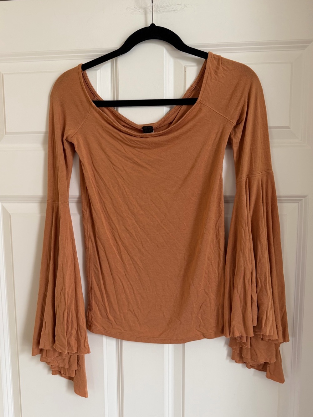 Free People Birds of Paradise Bell Sleeve Top Small